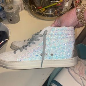 Taylor swift concert inspired P448 sparkle sneakers